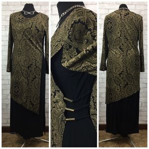 Ell Jay Women Dress Long Sleeve Size 14